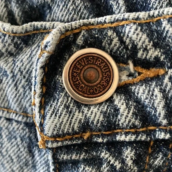 LEVI’S vintage 80s Silver Tab Denim Pleated Front Blue Jeans W30